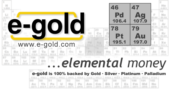e-gold New Account